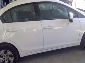 2014 HONDA CIVIC LX , WHITE, AT, 1.8L STK# A25172